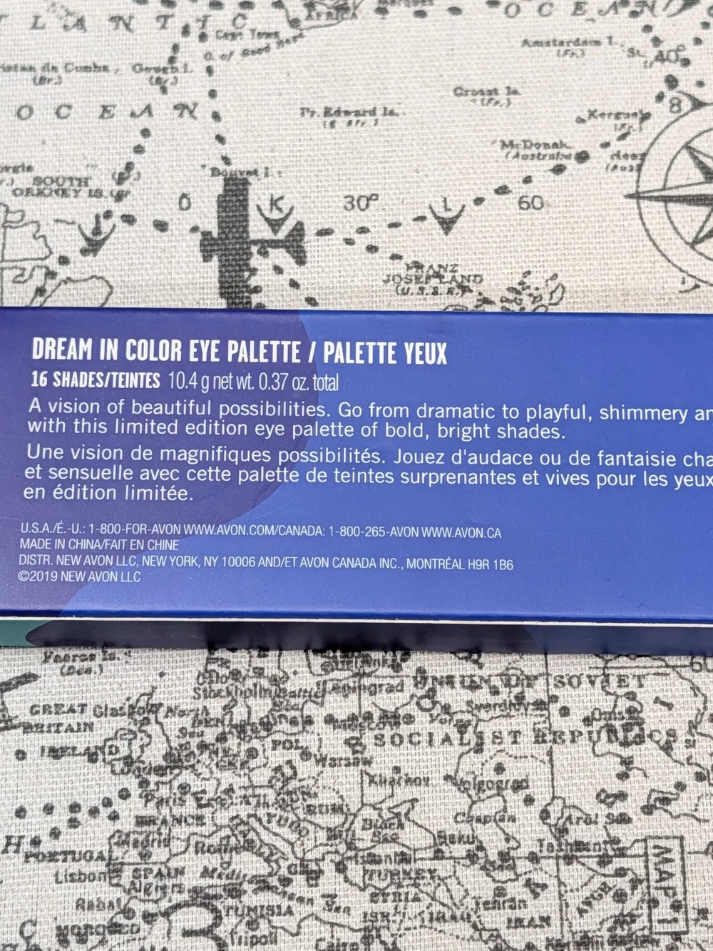 NIB Avon Dream in Color 16-Shade Eyeshadow Palette Limited Edition